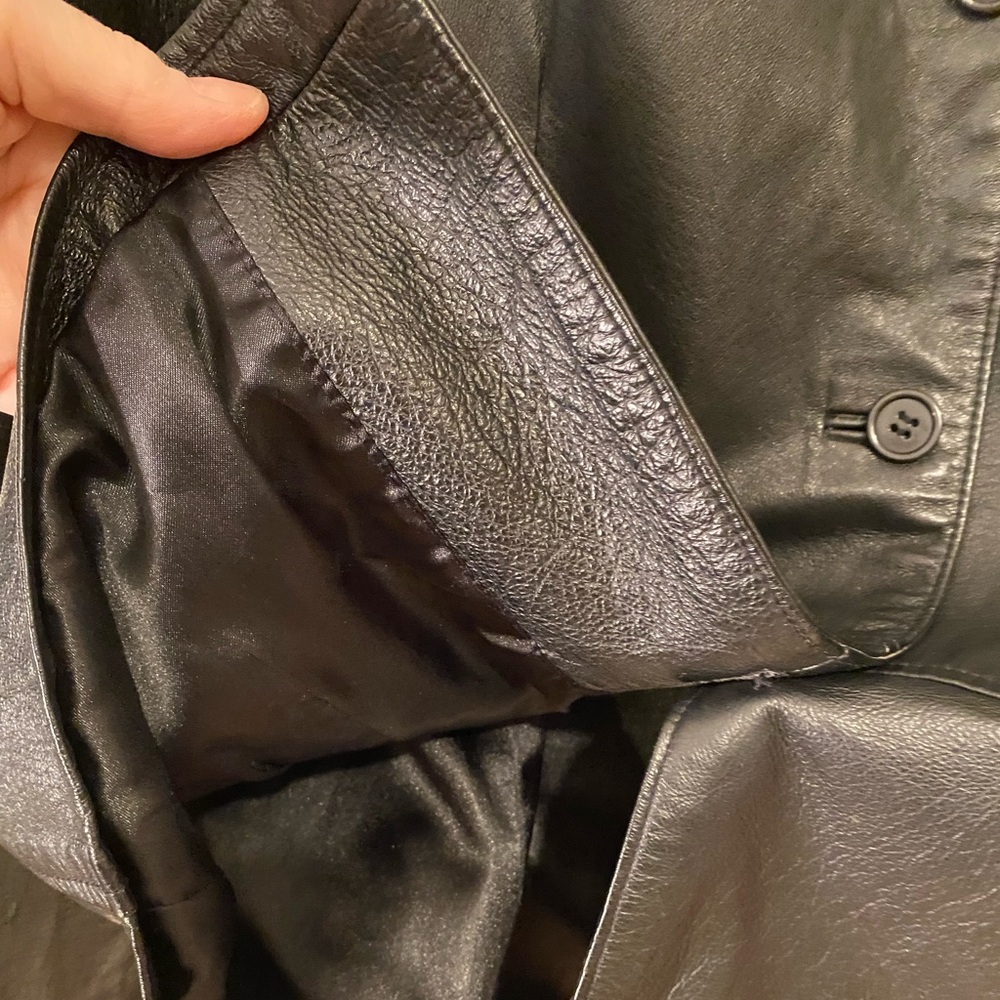 Fully Lined Clio Leather Jacket. Previously Owned… - image 4